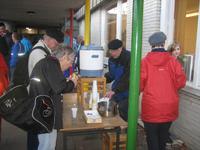 Der Stand mit dem Punsch und den Berlinern...