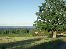 Blick auf den Vätternsee. Hier geht's zur Großansicht...