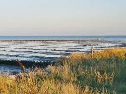 Das Watt - fast noch bei Flut. Hier geht's zur Großansicht...